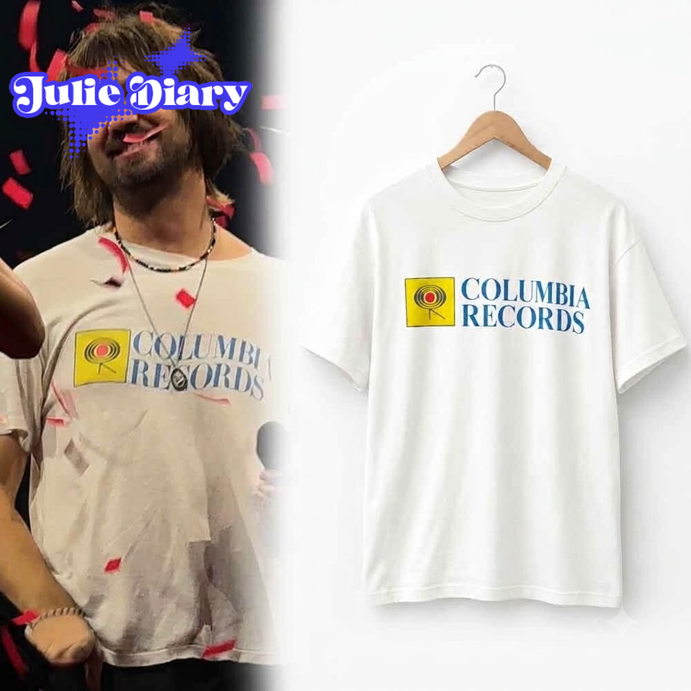 Kevin Parker Columbia Records Logo 2D T-Shirt Kevin Parker Columbia Records Logo 2D T-Shirt