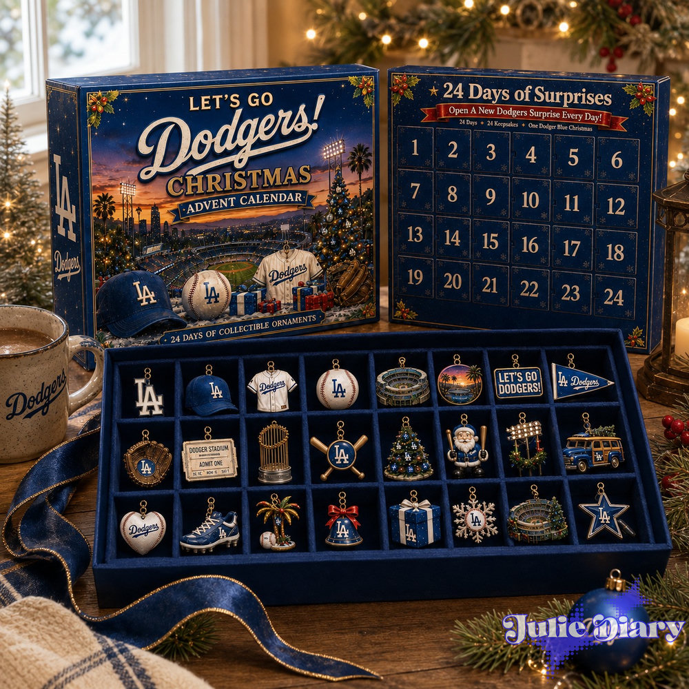 LA Dodgers Baseball Christmas Advent Calendar LA Dodgers Baseball Christmas Advent Calendar