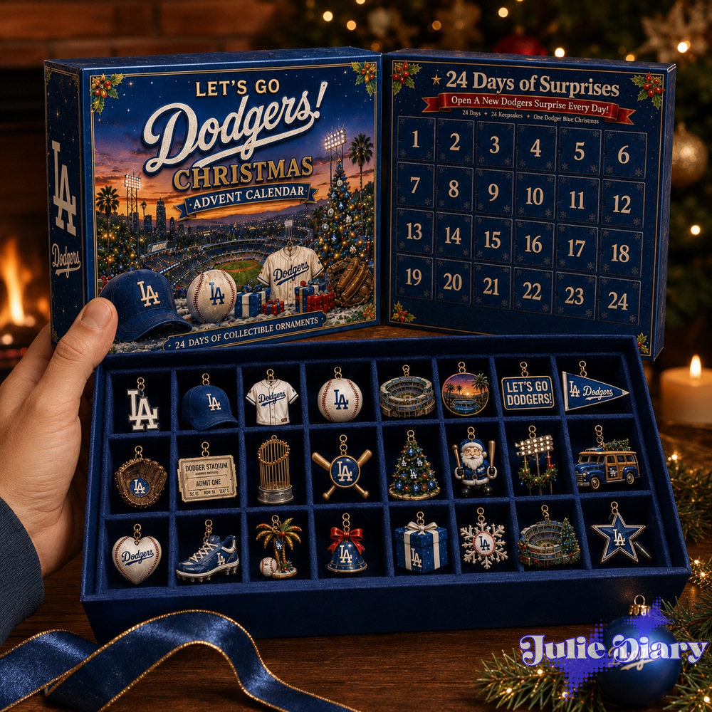 LA Dodgers Baseball Christmas Advent Calendar LA Dodgers Baseball Christmas Advent Calendar