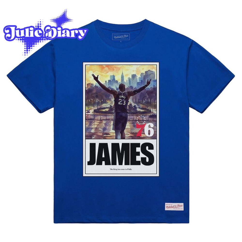 LeBron James Welcome LBJ To The Sixers 2D Shirt LeBron James Welcome LBJ To The Sixers 2D Shirt