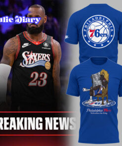 LeBron James Welcome LBJ To The Sixers Shirt