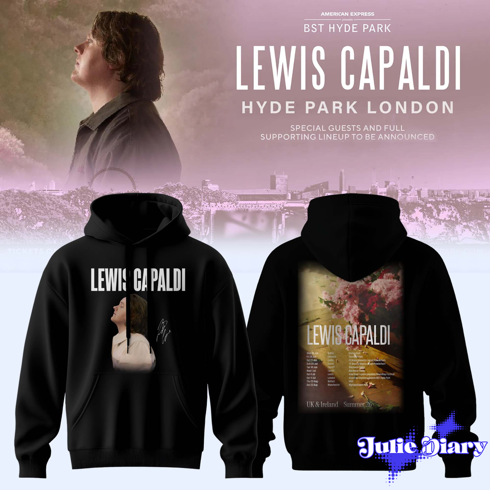 Lewis Capaldi Tour 2026 – Hoodie Lewis Capaldi Tour 2026 – Hoodie