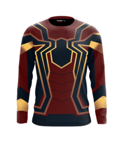 Spider-man: Homecoming Iron Spider Cosplay 3D Long Sleeve Shirt
