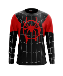 Spider-Man: Into the Spider-Verse Miles Morales Cosplay 3D Long Sleeve Shirt