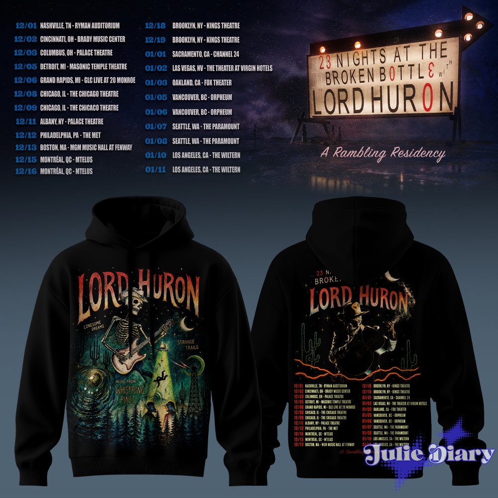 Lord Huron — A Rambling Residency Hoodie & Tee Lord Huron — A Rambling Residency Hoodie & Tee