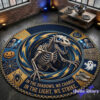 Los Angeles Rams 2026 Halloween Quilted Round Rug Los Angeles Rams 2026 Halloween Quilted Round Rug