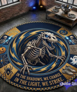 Los Angeles Chargers 2026 Halloween Quilted Round Rug