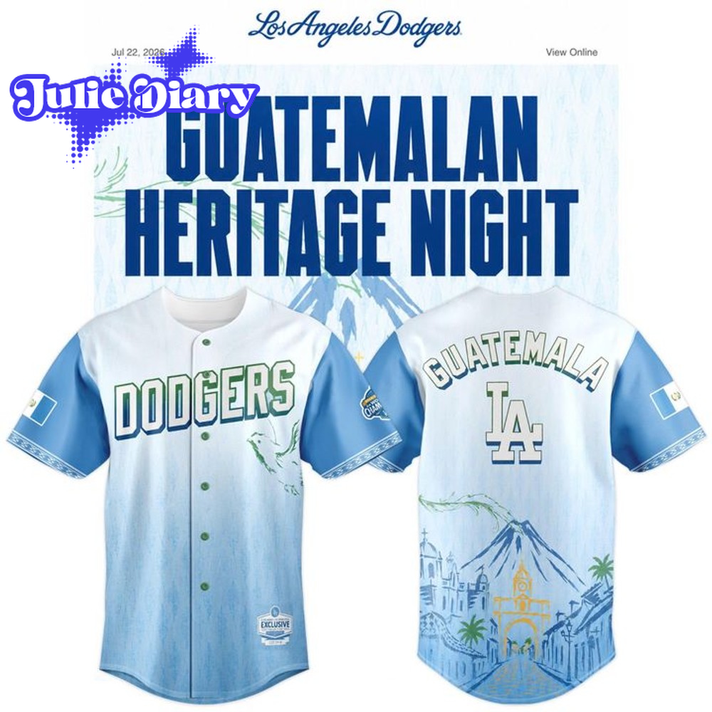 Los Angeles Dodgers x Guatemalan Heritage Night 2026 Baseball Jersey Los Angeles Dodgers x Guatemalan Heritage Night 2026 Baseball Jersey