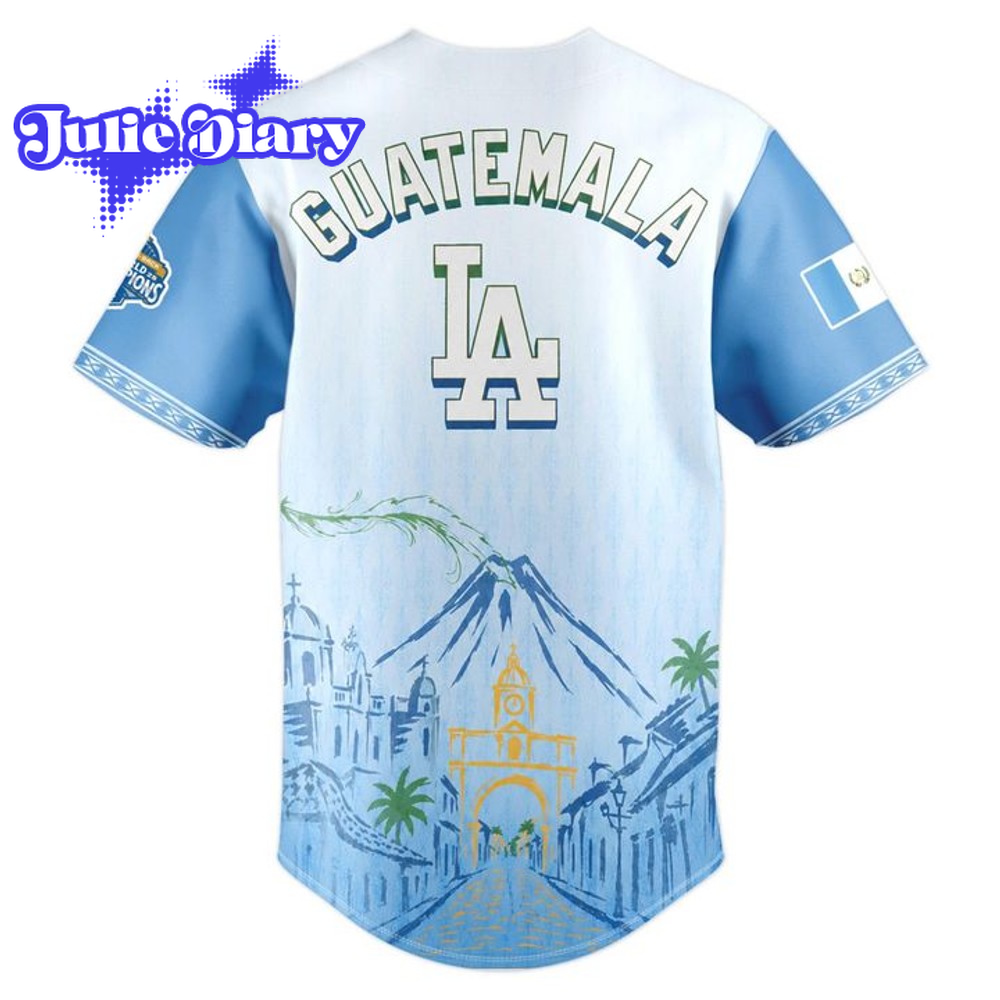 Los Angeles Dodgers x Guatemalan Heritage Night 2026 Baseball Jersey Los Angeles Dodgers x Guatemalan Heritage Night 2026 Baseball Jersey