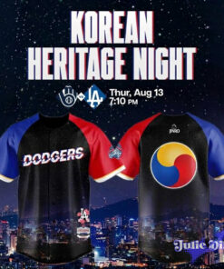 Los Angeles Dodgers x Korean Heritage Night 2026 Baseball Jersey