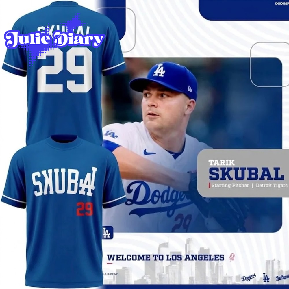 Los Angeles Dodgers x Tarik Skubal Logo Shirt Los Angeles Dodgers x Tarik Skubal Logo Shirt