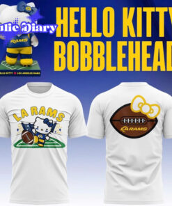 Los Angeles Rams Hello Kitty Bobblehead 2026 White Shirt