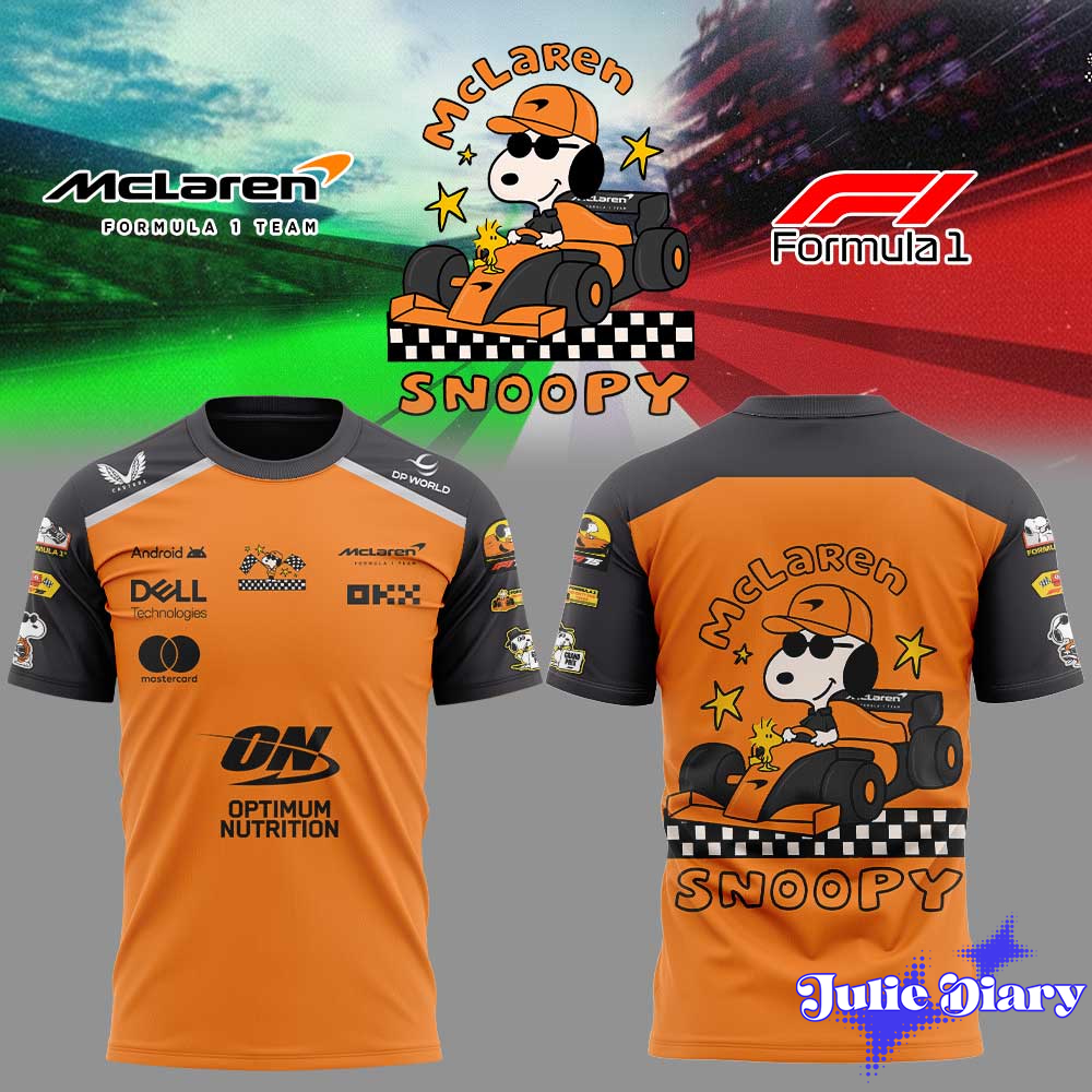 McLaren F1 Team x Snoopy and Peanuts 2025 Hoodie & Tee McLaren F1 Team x Snoopy and Peanuts 2025 Hoodie & Tee