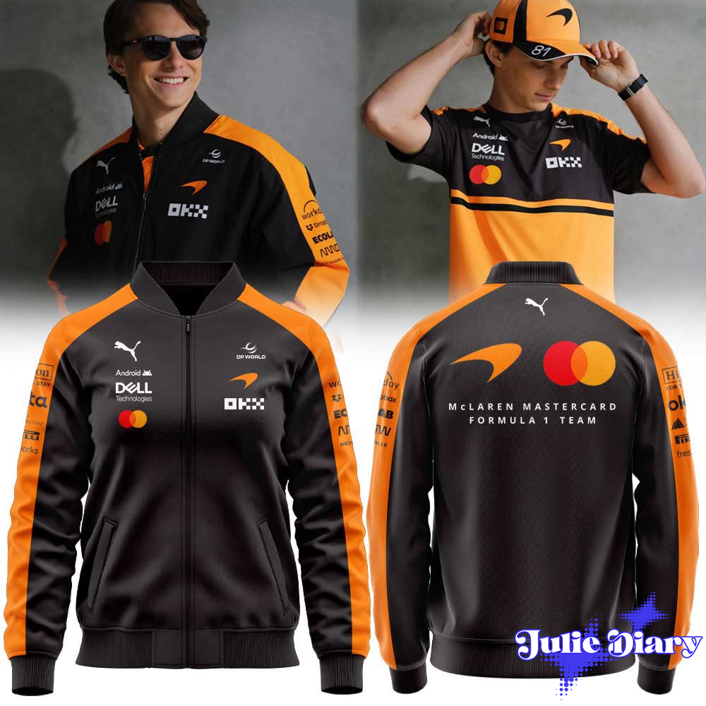 McLaren Mastercard Formula 1 Team Bomber Jacket McLaren Mastercard Formula 1 Team Bomber Jacket