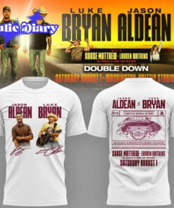 Montana Grizzlies x Jason Aldean And Luke Bryan Special Edition White Shirt
