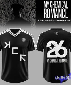 My Chemical Romance The Black Parade Tour NA 2026 Exclusive Football Jersey