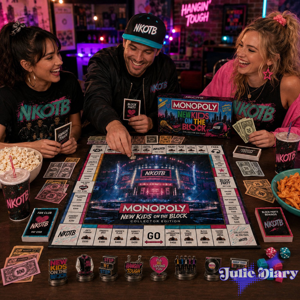 New Kids On The Block Monopoly Board Game New Kids On The Block Monopoly Board Game