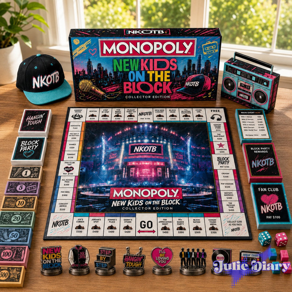 New Kids On The Block Monopoly Board Game New Kids On The Block Monopoly Board Game