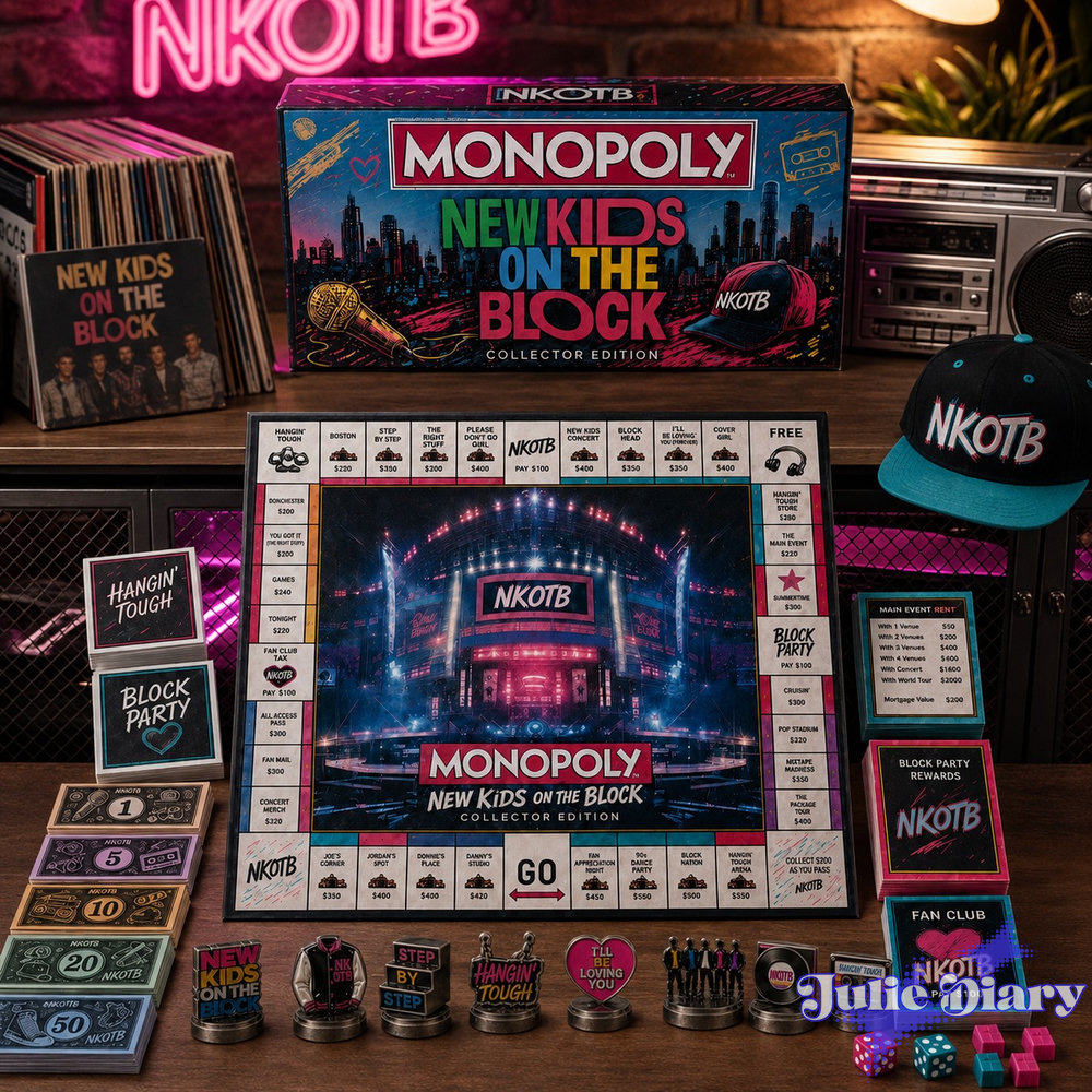 New Kids On The Block Monopoly Board Game New Kids On The Block Monopoly Board Game