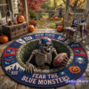New York Jets 2026 Halloween Quilted Round Rug New York Jets 2026 Halloween Quilted Round Rug
