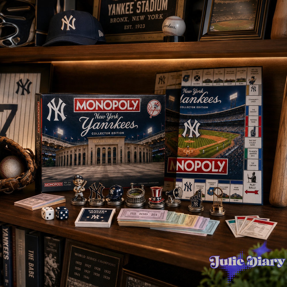 New York Yankees Monopoly Board Game New York Yankees Monopoly Board Game