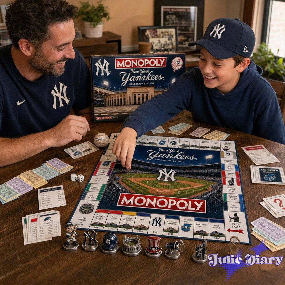 New York Yankees Monopoly Board Game New York Yankees Monopoly Board Game