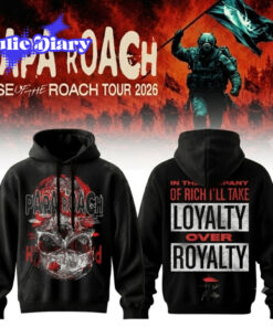 Papa Roach “Rise of the Roach Tour” 2026 Graphic Design Hoodie