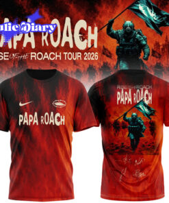 Papa Roach “Rise of the Roach Tour” 2026 Hoodie & Tee Papa Roach “Rise of the Roach Tour” 2026 Hoodie & Tee
