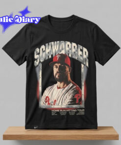 Philadelphia Phillies Kyle Schwarber Home Run Hitting Tour 2D Shirt