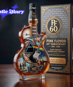 Pink Floyd 60th Anniversary Guitar Whiskey Bottle Pink Floyd 60th Anniversary Guitar Whiskey Bottle