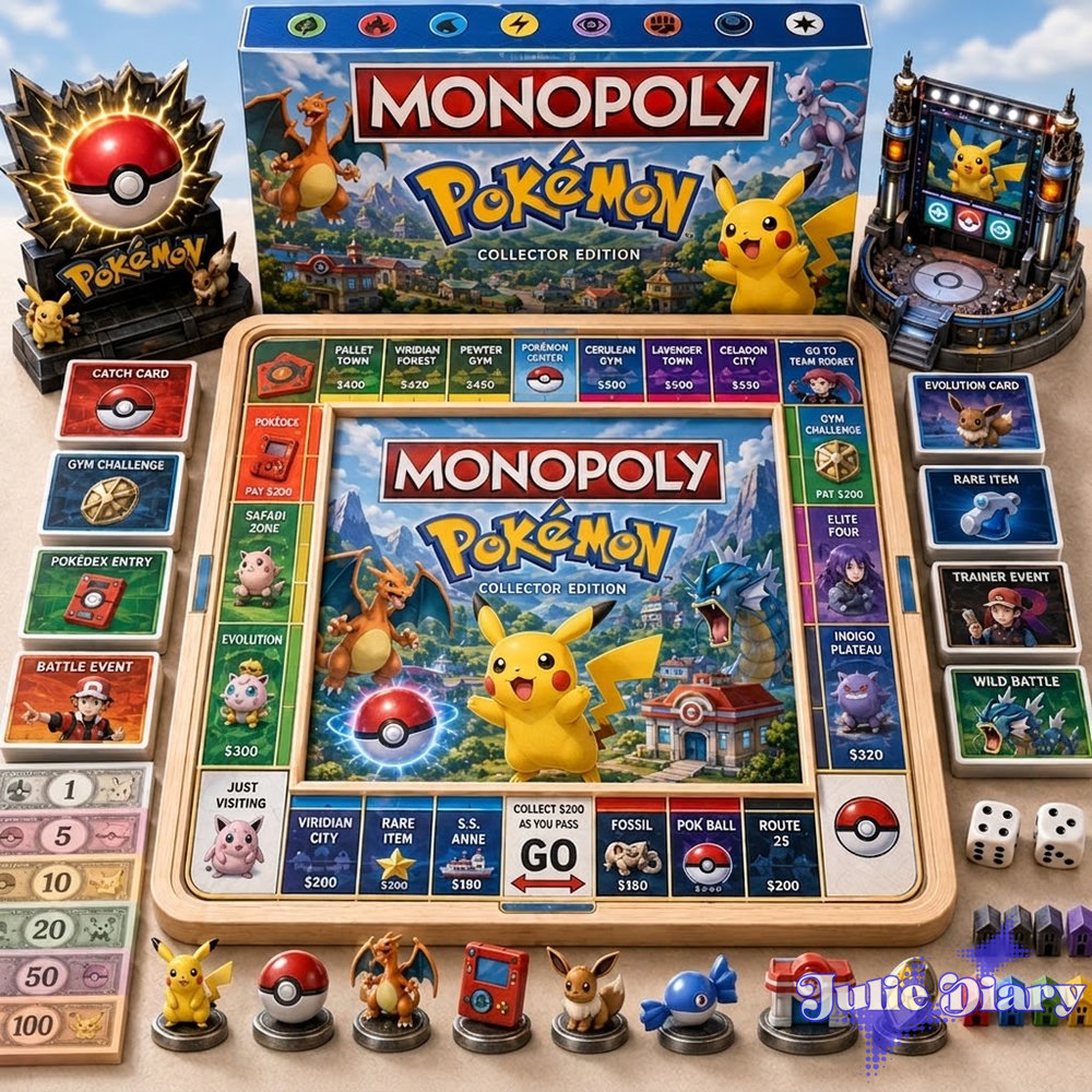 Pokémon Collector Edition Monopoly Board Game Pokémon Collector Edition Monopoly Board Game