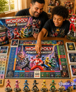 Power Rangers Monopoly Board Game
