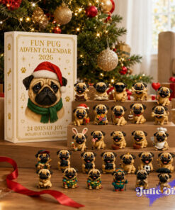 Pug Christmas Advent Calendar Pug Christmas Advent Calendar