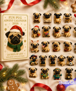 Pug Christmas Advent Calendar