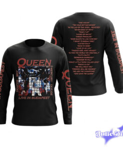 Queen Merch Budapest 40th Anniversary 3D Long Sleeve Shirt