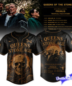 Queens of the Stone Age – Desert Nights ’26 Baseball Jersey Queens of the Stone Age – Desert Nights ’26 Baseball Jersey