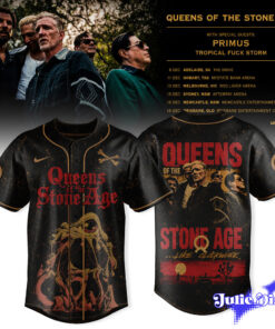 Queens of the Stone Age – Desert Nights ’26 Baseball Jersey Queens of the Stone Age – Desert Nights ’26 Baseball Jersey