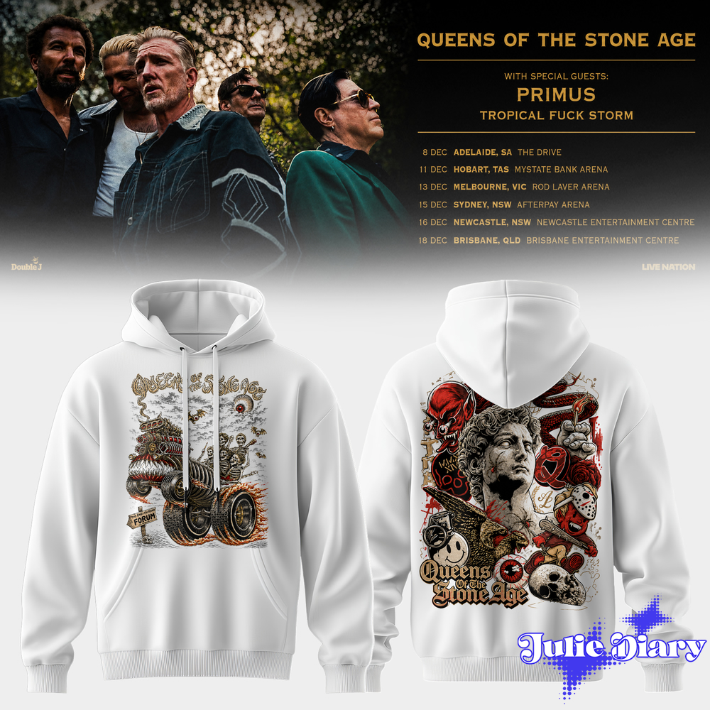 Queens of the Stone Age – Queens of the Stone Age ’26 Tour Hoodie & Tee Queens of the Stone Age – Queens of the Stone Age ’26 Tour Hoodie & Tee