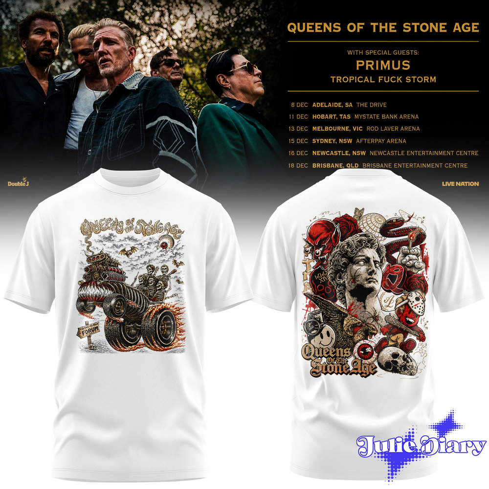 Queens of the Stone Age – Queens of the Stone Age ’26 Tour Hoodie & Tee Queens of the Stone Age – Queens of the Stone Age ’26 Tour Hoodie & Tee