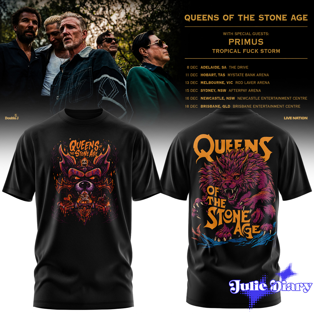 Queens of the Stone Age – Queens of the Stone Age ’26 Tour Hoodie & Tee Queens of the Stone Age – Queens of the Stone Age ’26 Tour Hoodie & Tee