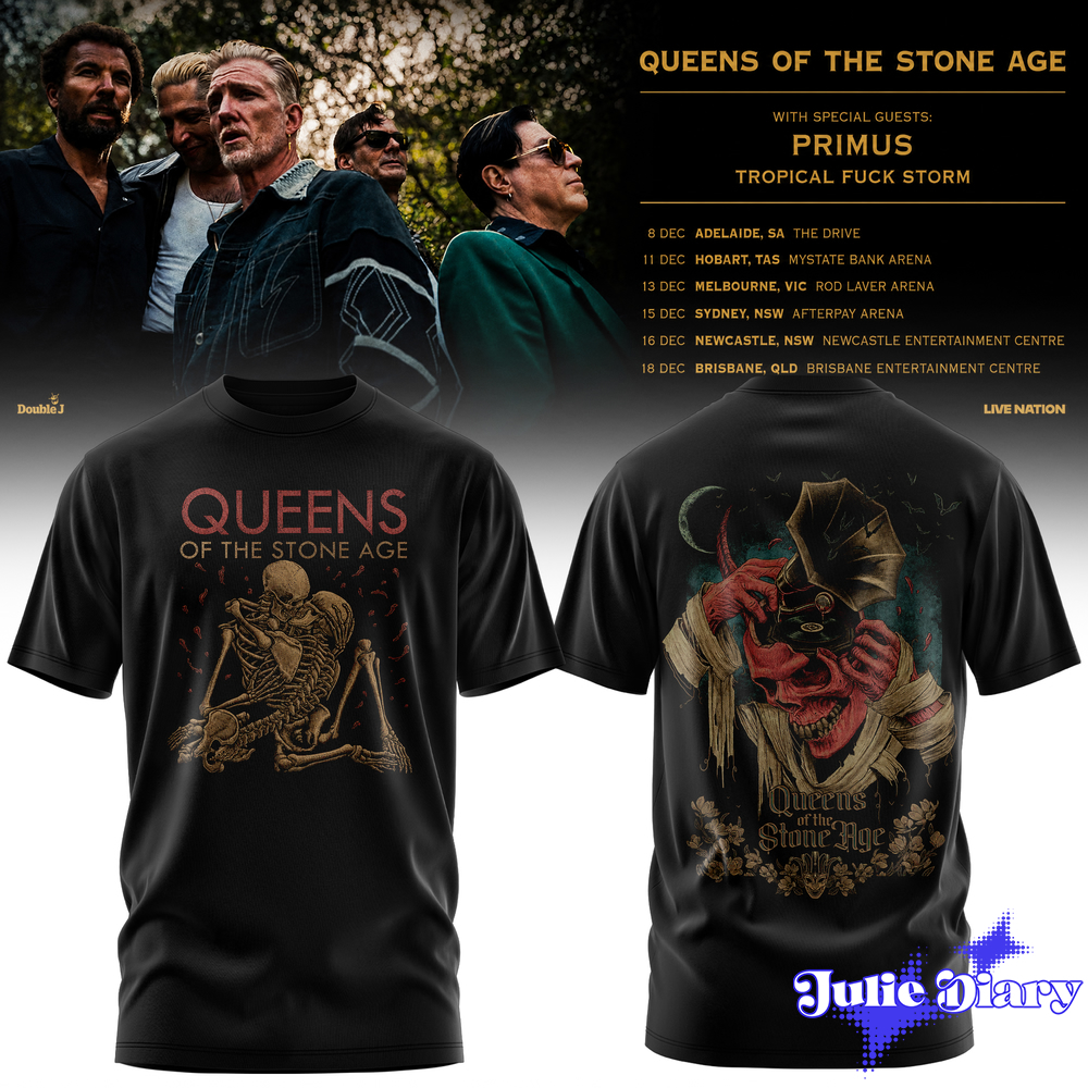 Queens of the Stone Age – Queens of the Stone Age ’26 Tour Hoodie & Tee Queens of the Stone Age – Queens of the Stone Age ’26 Tour Hoodie & Tee