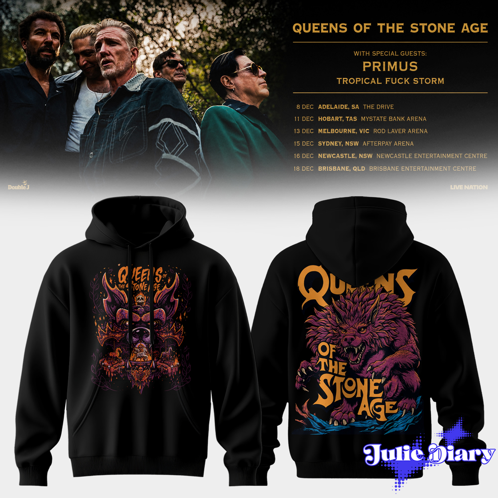 Queens of the Stone Age – Queens of the Stone Age ’26 Tour Hoodie & Tee Queens of the Stone Age – Queens of the Stone Age ’26 Tour Hoodie & Tee