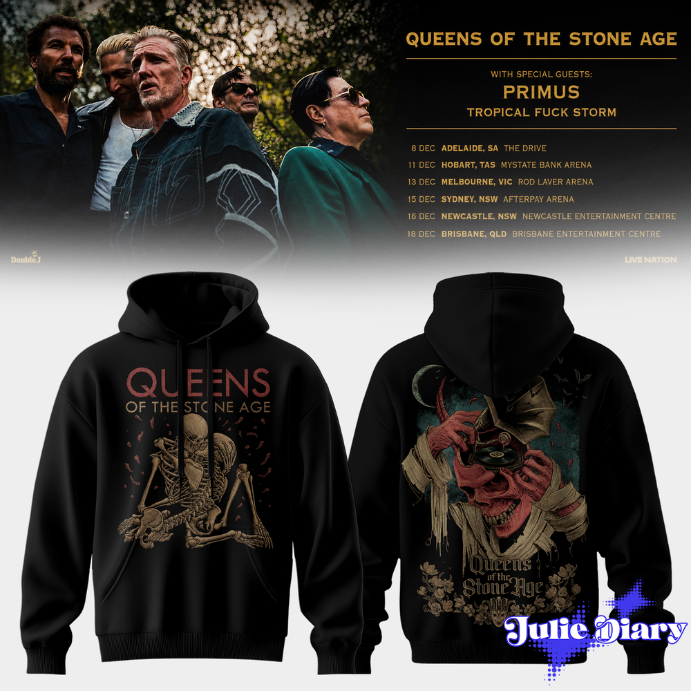 Queens of the Stone Age – Queens of the Stone Age ’26 Tour Hoodie & Tee Queens of the Stone Age – Queens of the Stone Age ’26 Tour Hoodie & Tee