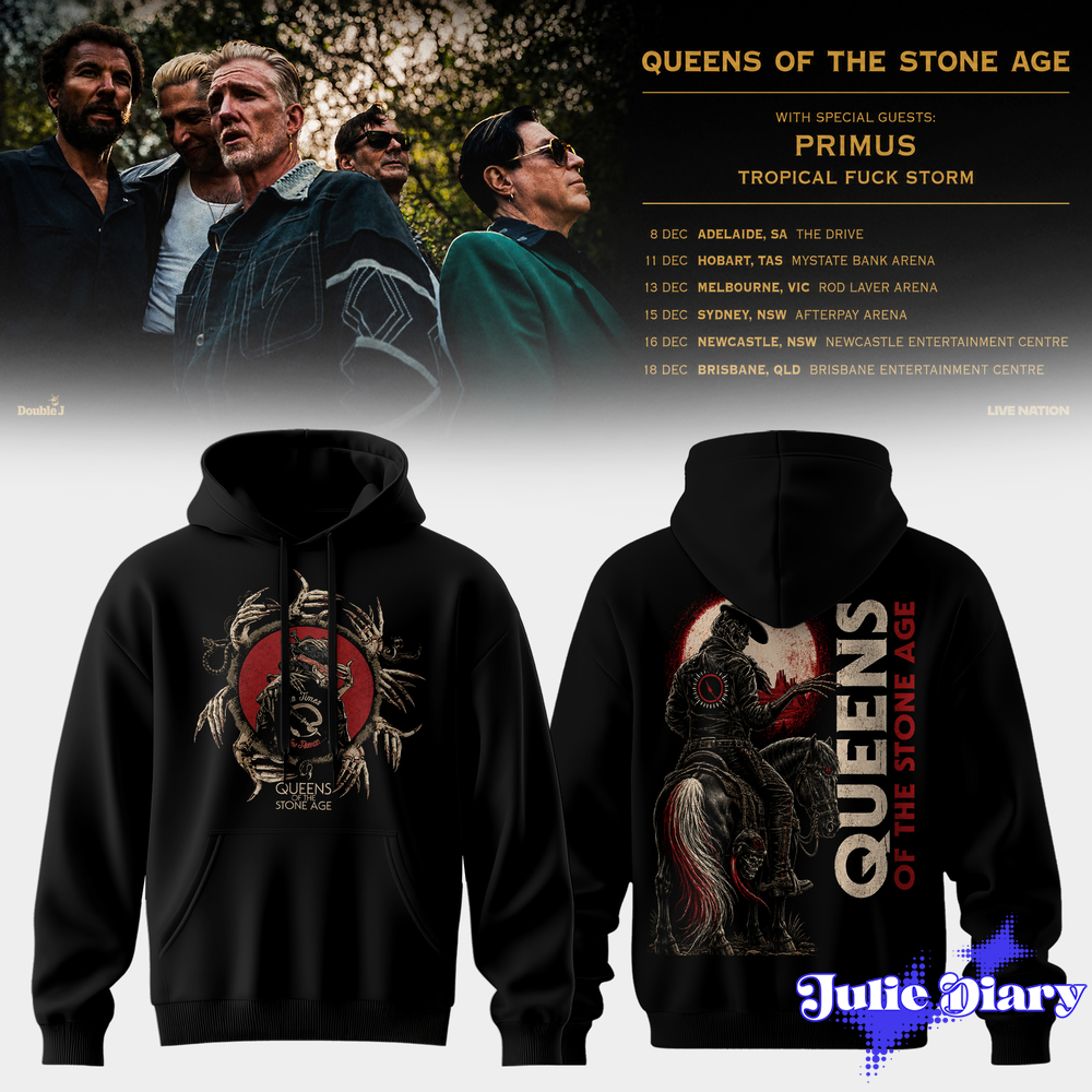 Queens of the Stone Age – Queens of the Stone Age ’26 Tour Hoodie & Tee Queens of the Stone Age – Queens of the Stone Age ’26 Tour Hoodie & Tee