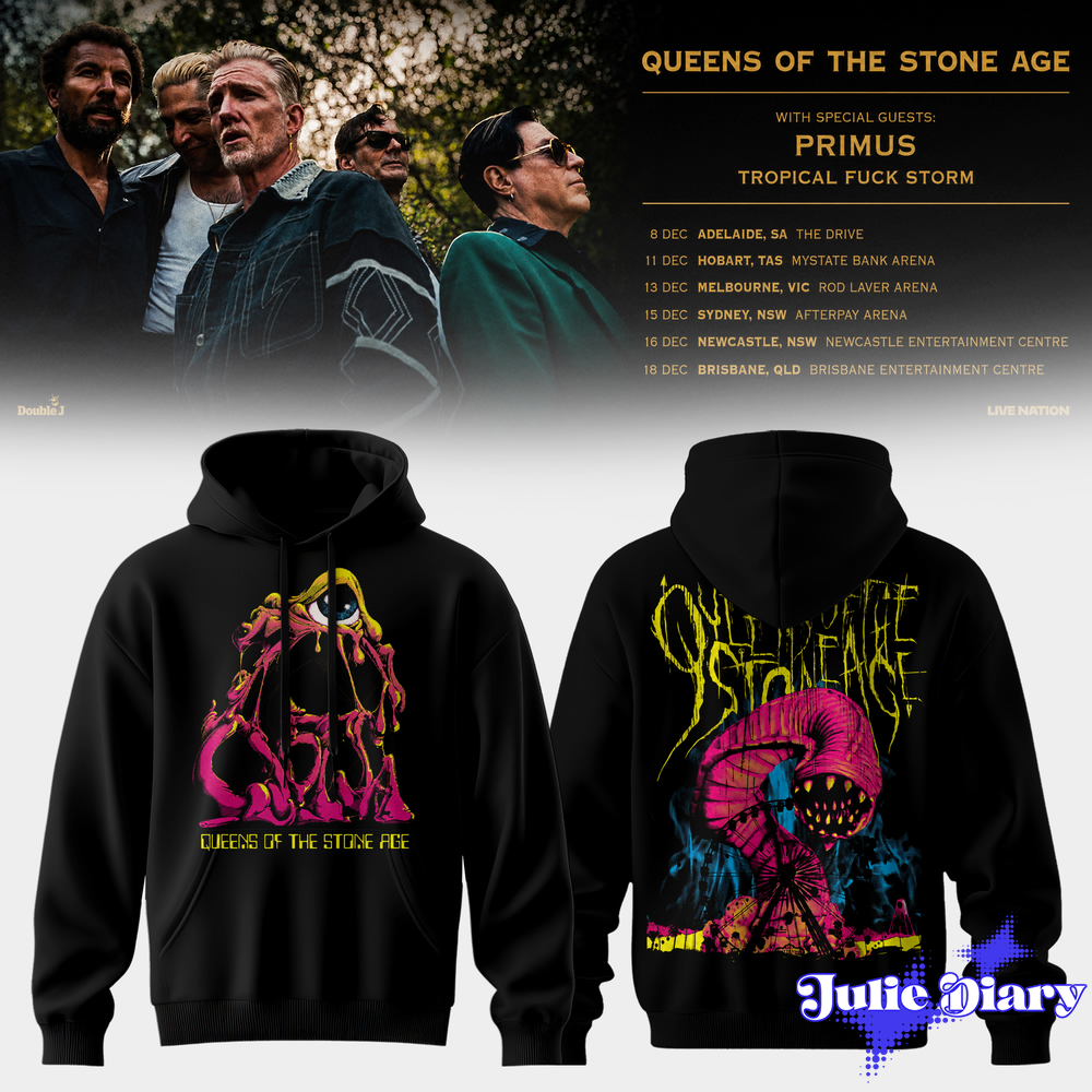 Queens of the Stone Age – Queens of the Stone Age ’26 Tour Hoodie & Tee Queens of the Stone Age – Queens of the Stone Age ’26 Tour Hoodie & Tee