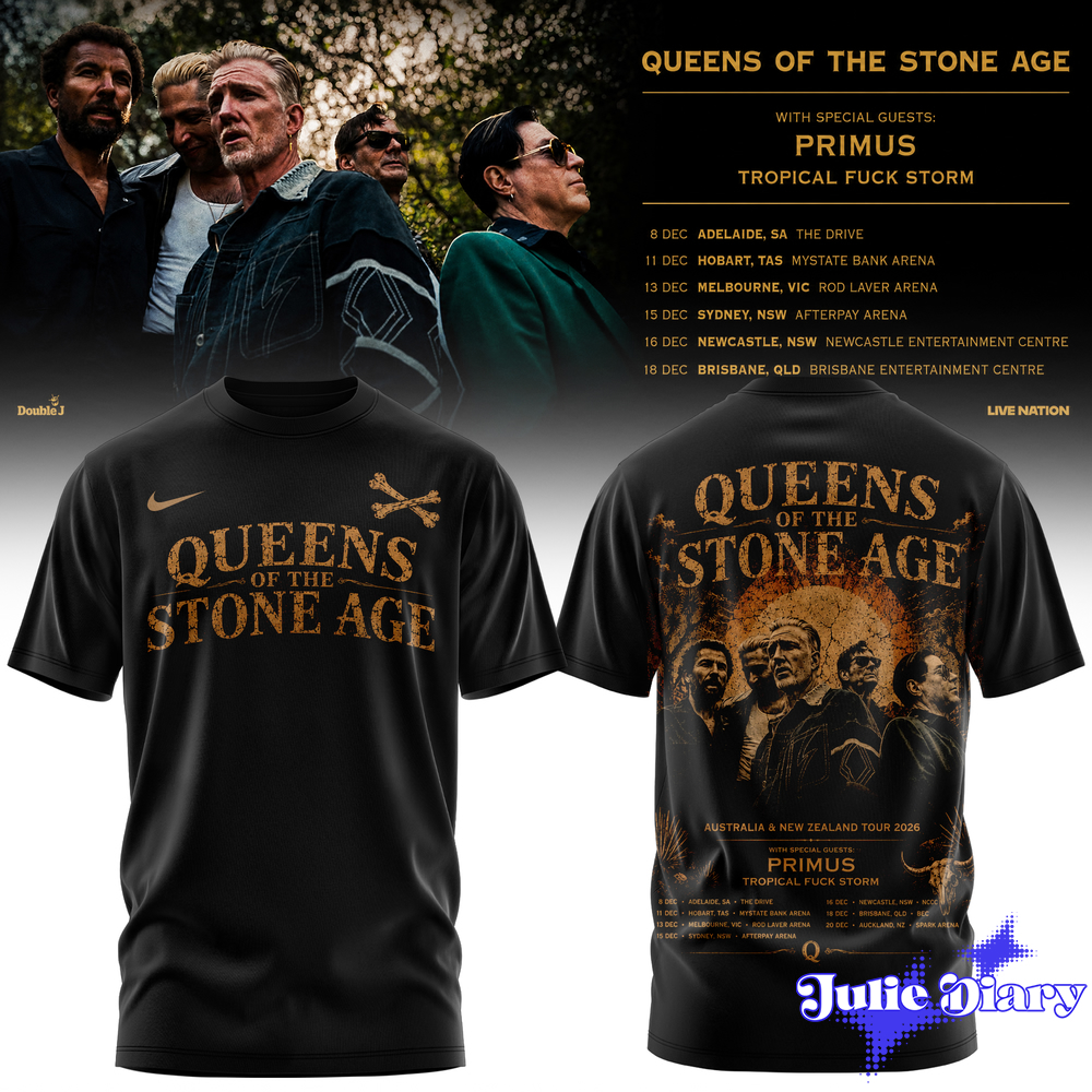 Queens of the Stone Age – Queens of the Stone Age ’26 Tour Hoodie & Tee Queens of the Stone Age – Queens of the Stone Age ’26 Tour Hoodie & Tee