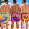 American Flag Print Swim Trunks – Funny Brief Beach Shorts American Flag Print Swim Trunks – Funny Brief Beach Shorts