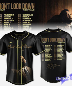 Rod Wave Don’t Look Down 2026 Tour Baseball Jersey Rod Wave Don’t Look Down 2026 Tour Baseball Jersey