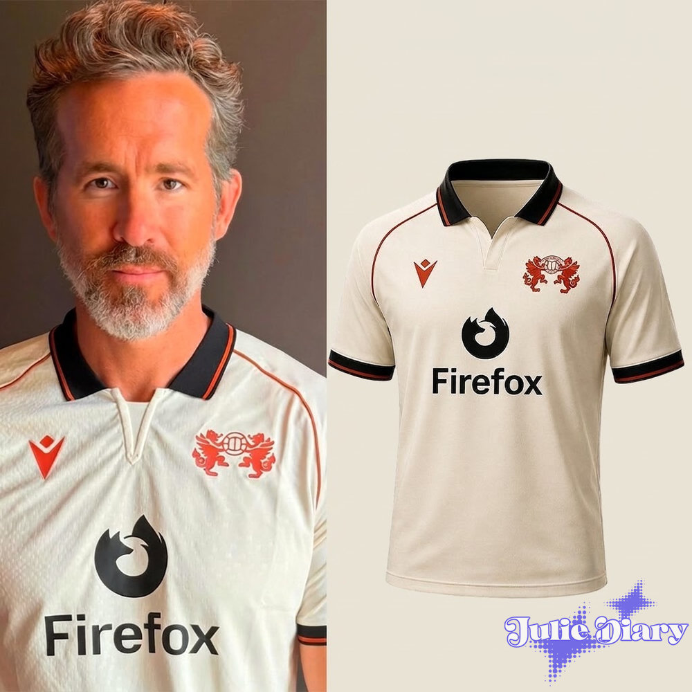Ryan Reynolds Wrexham 2026-27 Third Kit Football Jersey Ryan Reynolds Wrexham 2026-27 Third Kit Football Jersey