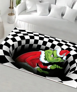 Grinch Halloween Rectangle Rug